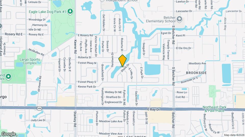 632 Shore Dr Map and Location Details