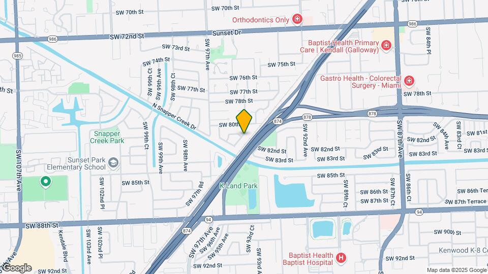8101 SW 94th Ct Map and Location Details