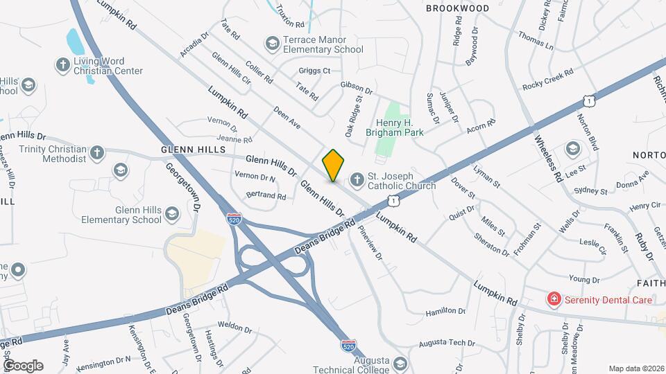 2612 Lumpkin Rd Map and Location Details