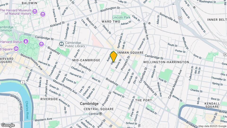 104A Inman St Mapa y Detalles de la Ubicación