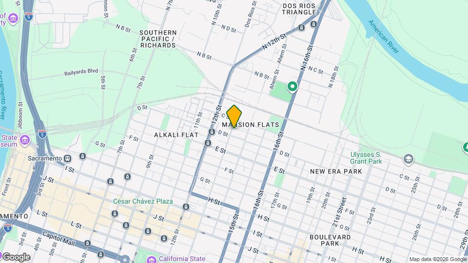 321 13th St Map and Location Details