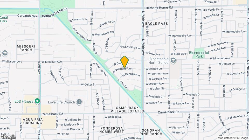 7599 W Vermont Ave Mapa y Detalles de la Ubicación