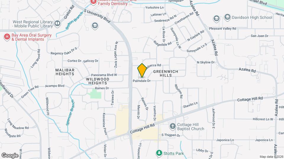 4156 Palmdale Dr Mapa y Detalles de la Ubicación