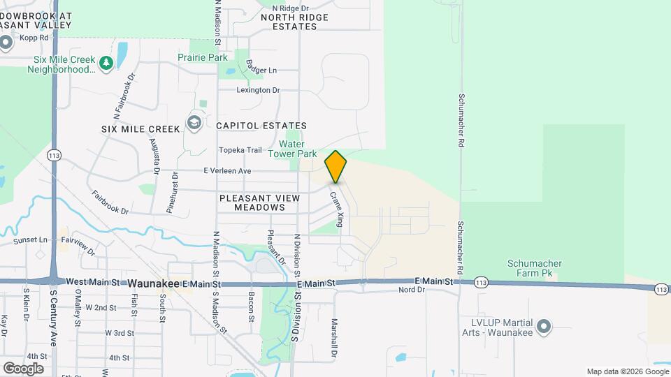 421 Crane Xing Map and Location Details