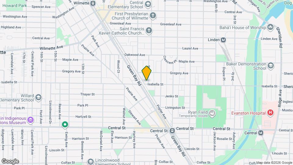 900 Isabella St Map and Location Details
