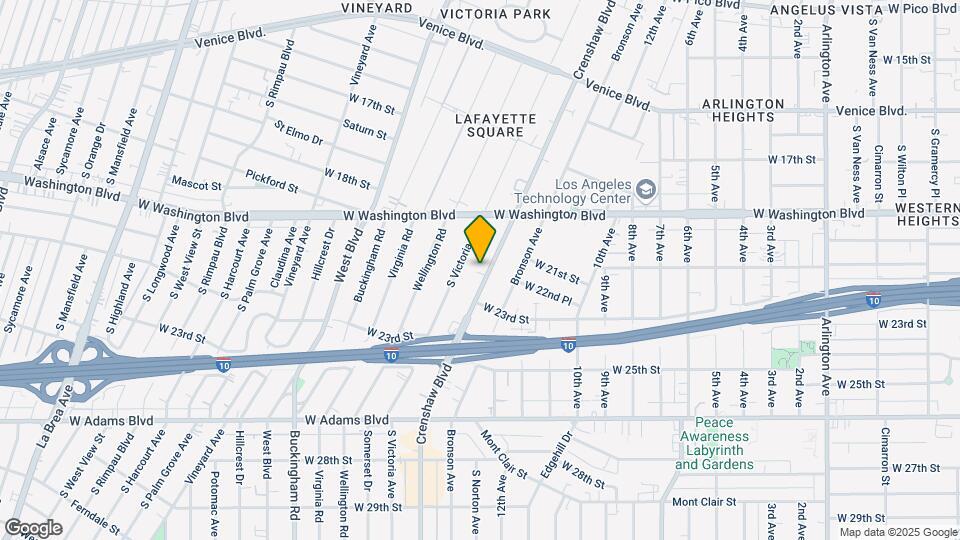 2219 Crenshaw Blvd Mapa y Detalles de la Ubicación