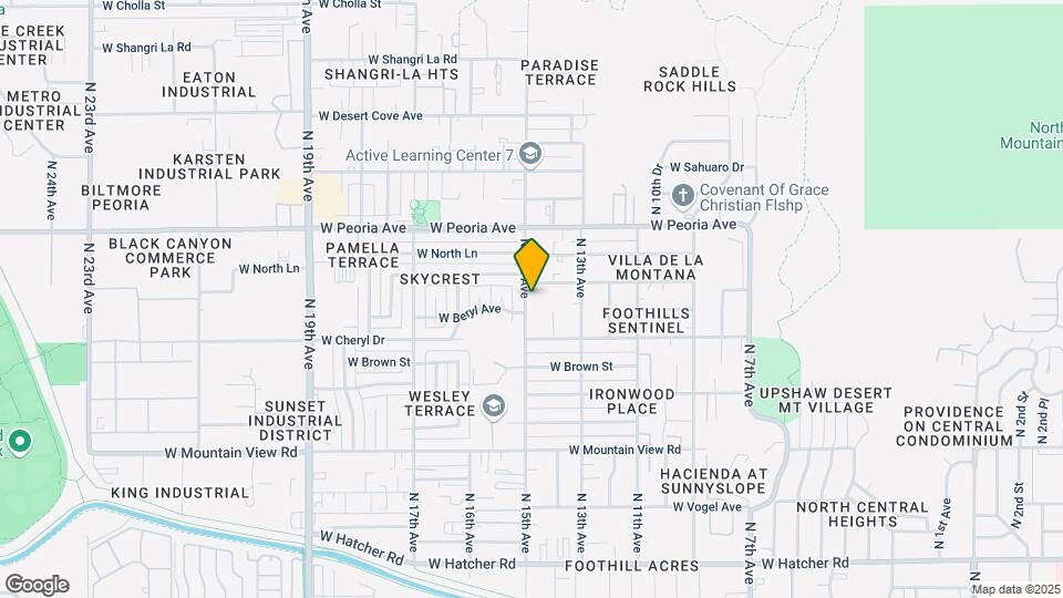 10231 N 15th Ave Map and Location Details