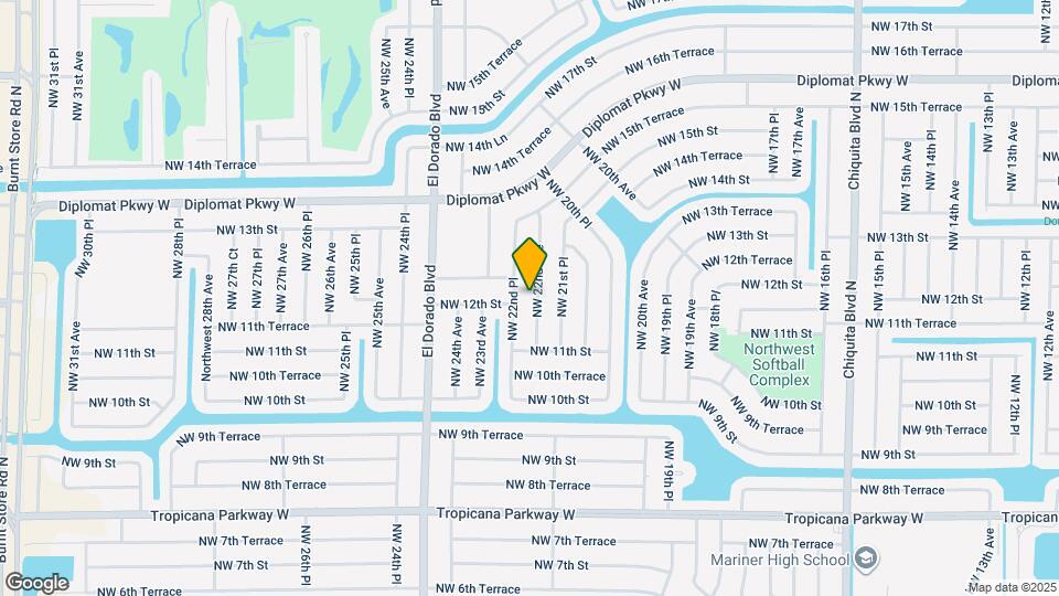 1202 NW 22nd Ave Map and Location Details