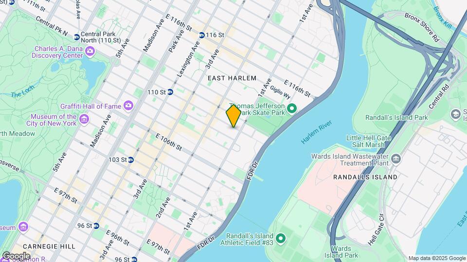 344-346 E 110th St Mapa y Detalles de la Ubicación