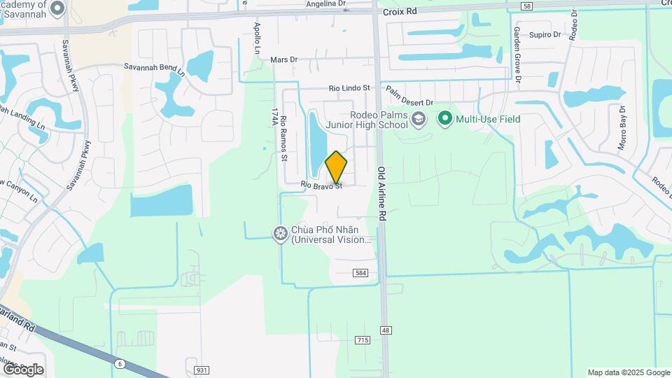 12620 Rio Bravo St Map and Location Details