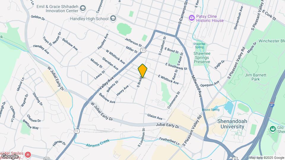 1508 S Braddock St Map and Location Details