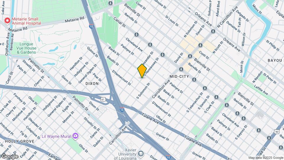 434 S Hennessey St Map and Location Details