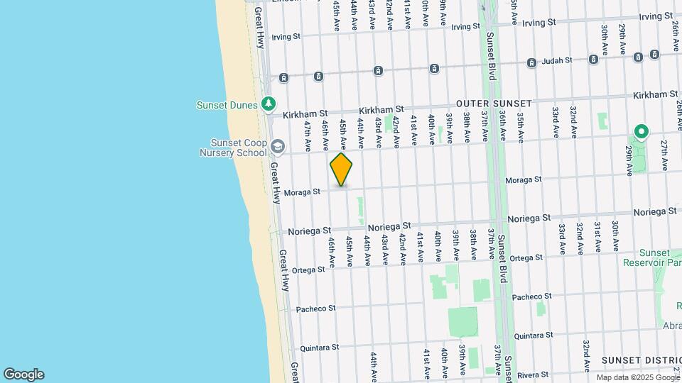3909 Moraga St Mapa y Detalles de la Ubicación