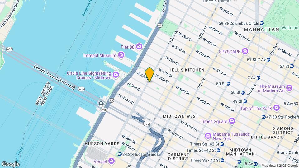 Gotham West Mapa y Detalles de la Ubicación