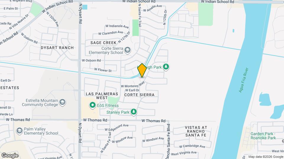 3135 N 127th Ave Mapa y Detalles de la Ubicación