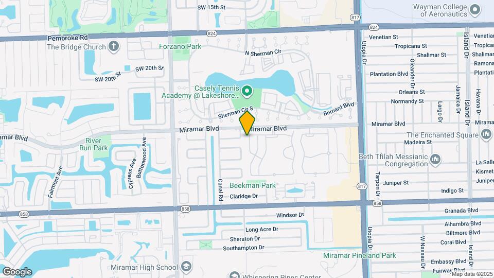 2548 SW 85th Terrace Map and Location Details