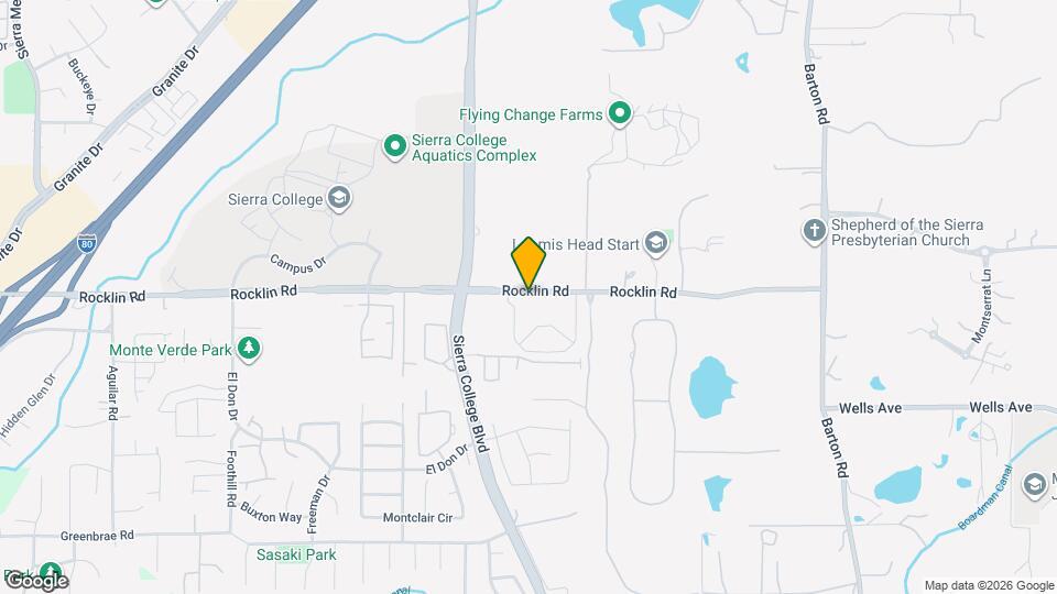 Rocklin Manor Apartments Map and Location Details