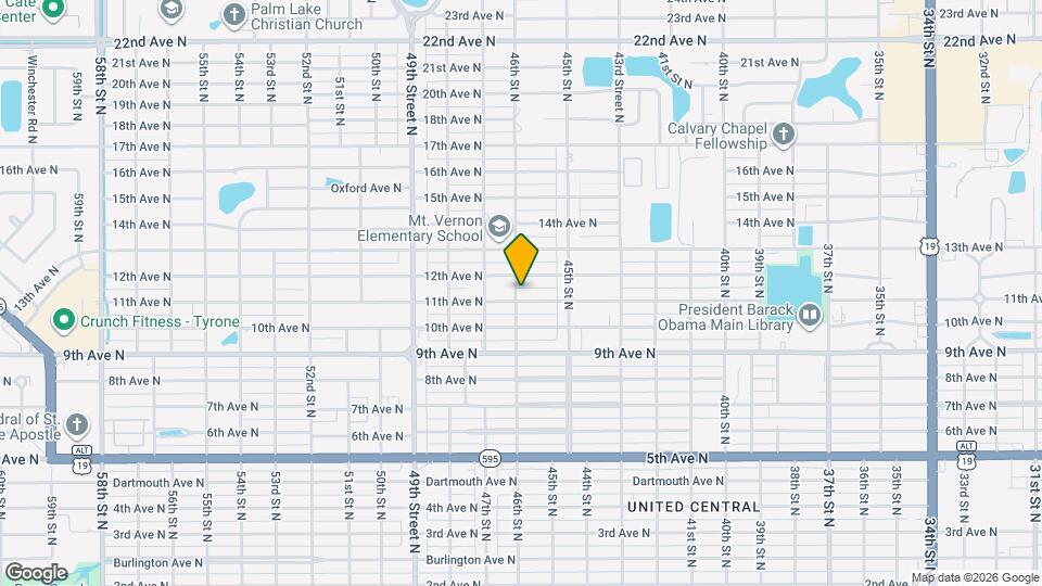 1101 46th St N Map and Location Details