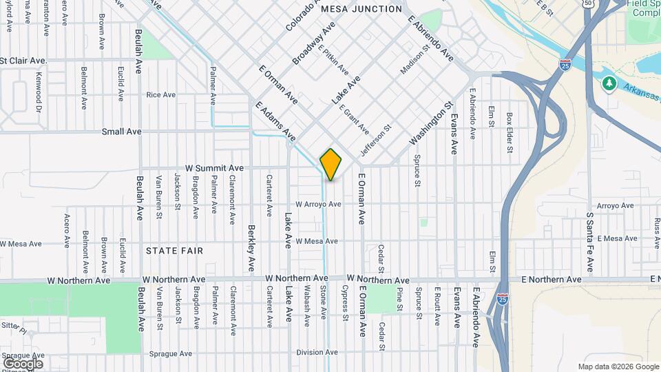 1012 Stone Ave Map and Location Details