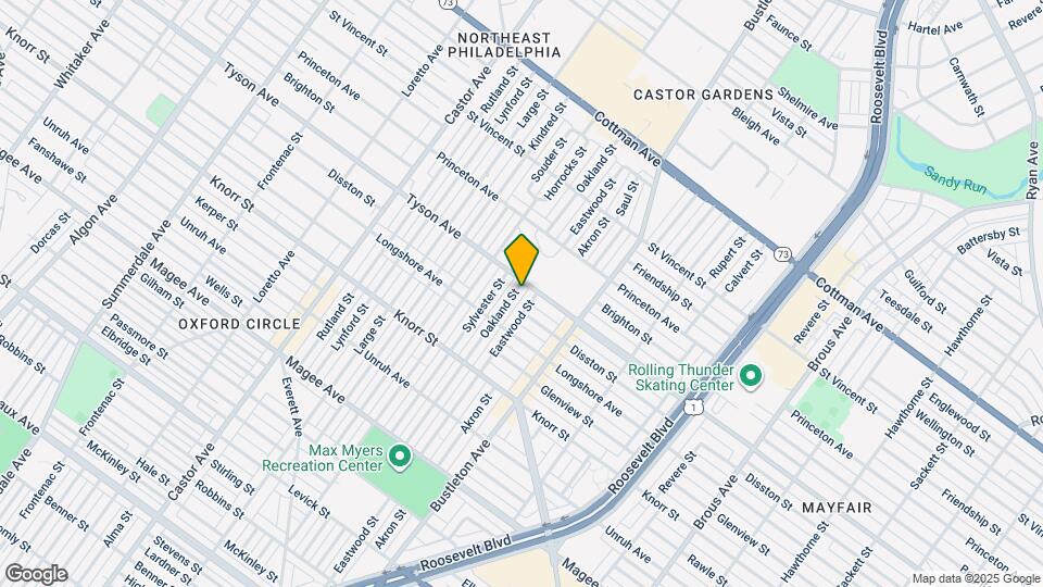 6931 Oakland St Map and Location Details
