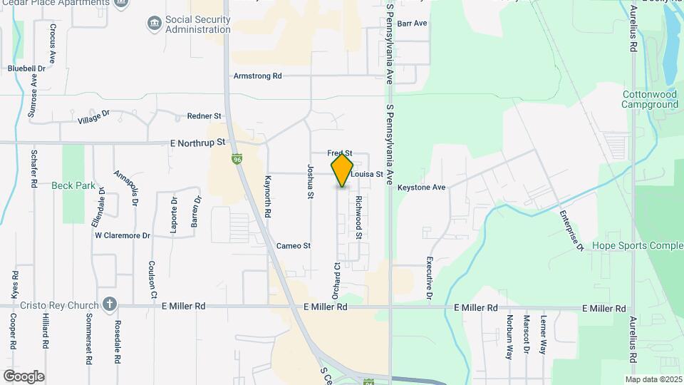 5725 Orchard Ct Map and Location Details