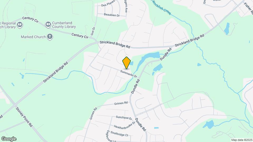 7108 Summerlin Dr Map and Location Details