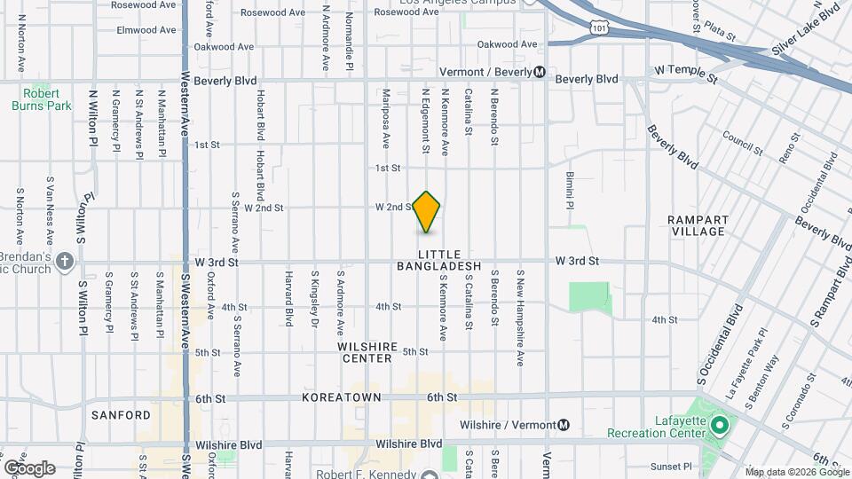 244 S Alexandria Ave Map and Location Details