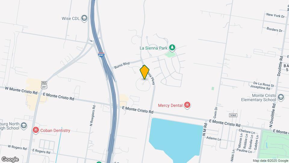 3912 Rye Cir Map and Location Details