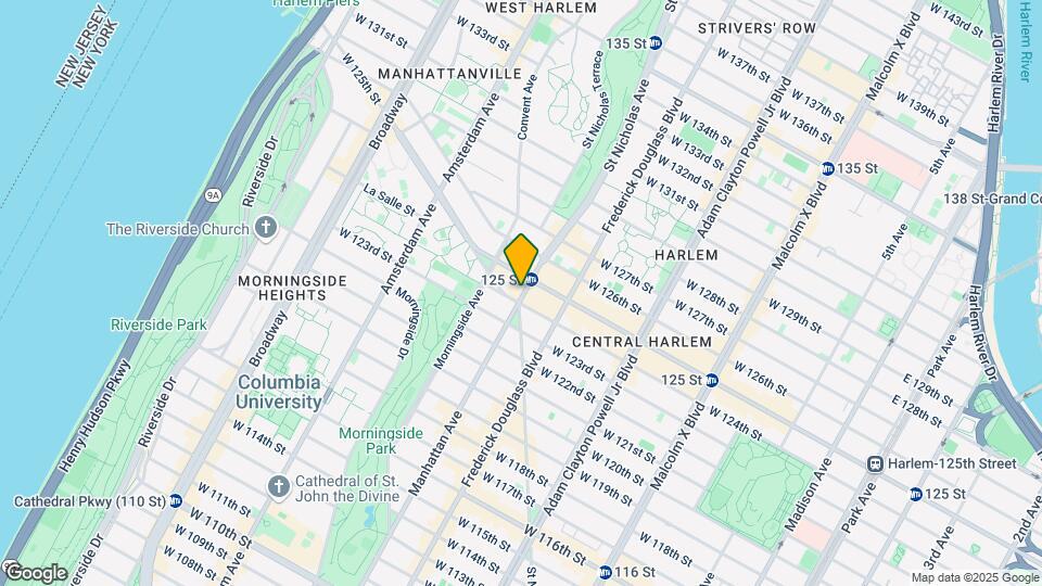 285 Saint Nicholas Ave Mapa y Detalles de la Ubicación