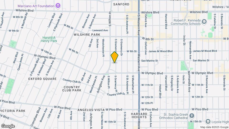 Gramercy Courtyard Apartments Map and Location Details