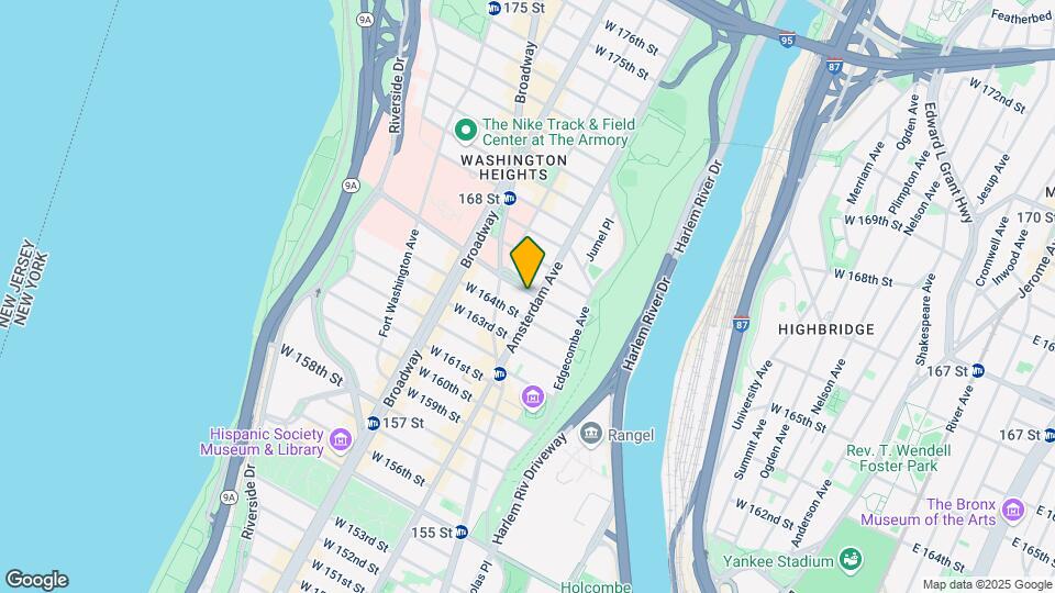 2112 Amsterdam Ave Map and Location Details