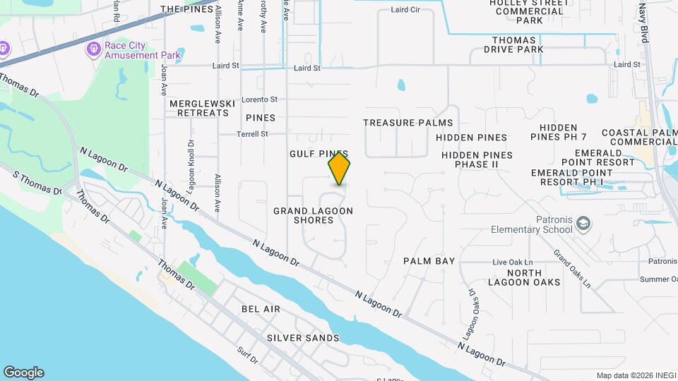 161 Grand Lagoon Shores Dr Map and Location Details