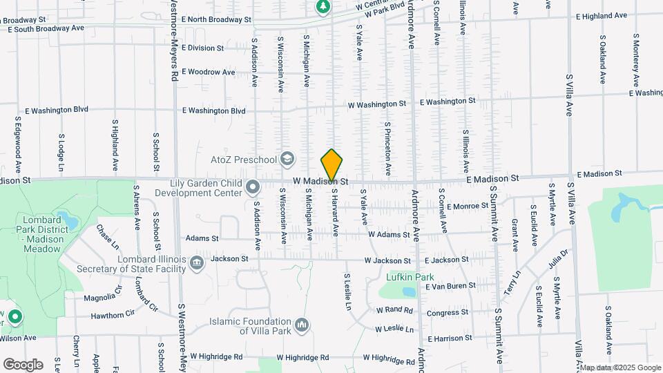 808 S Harvard Ave Map and Location Details