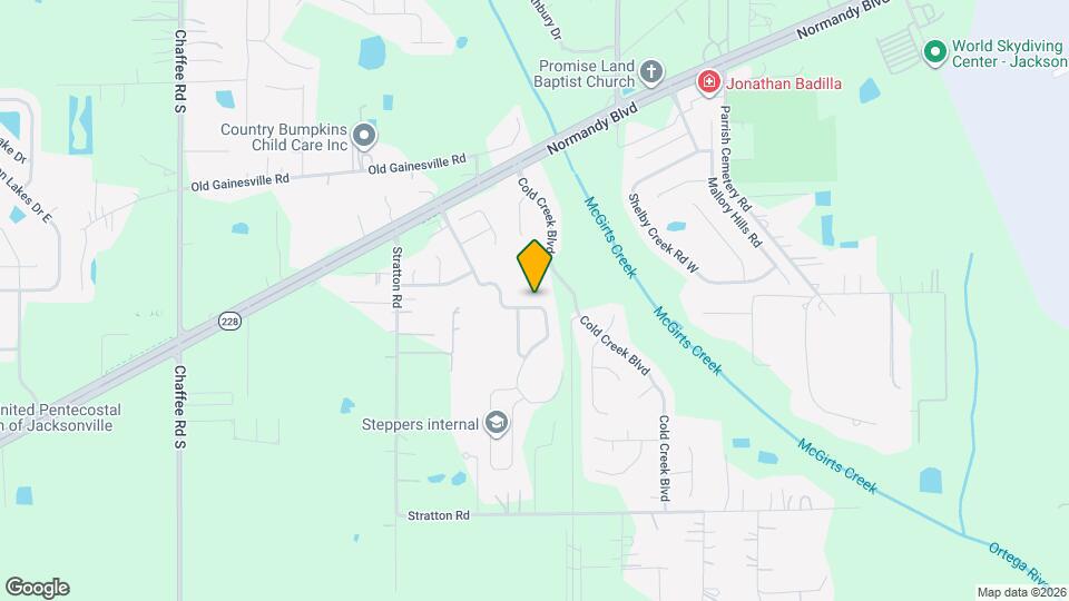 2625 Fox Creek Dr Mapa y Detalles de la Ubicación