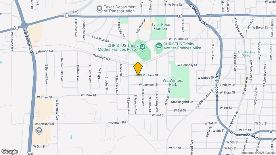 2104 W Robbins St Map and Location Details