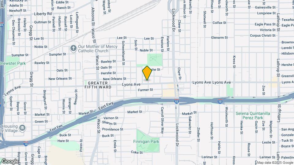 5017 Lyons Ave Mapa y Detalles de la Ubicación