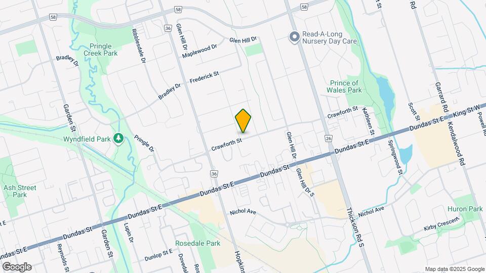 200 Crawforth St Map and Location Details
