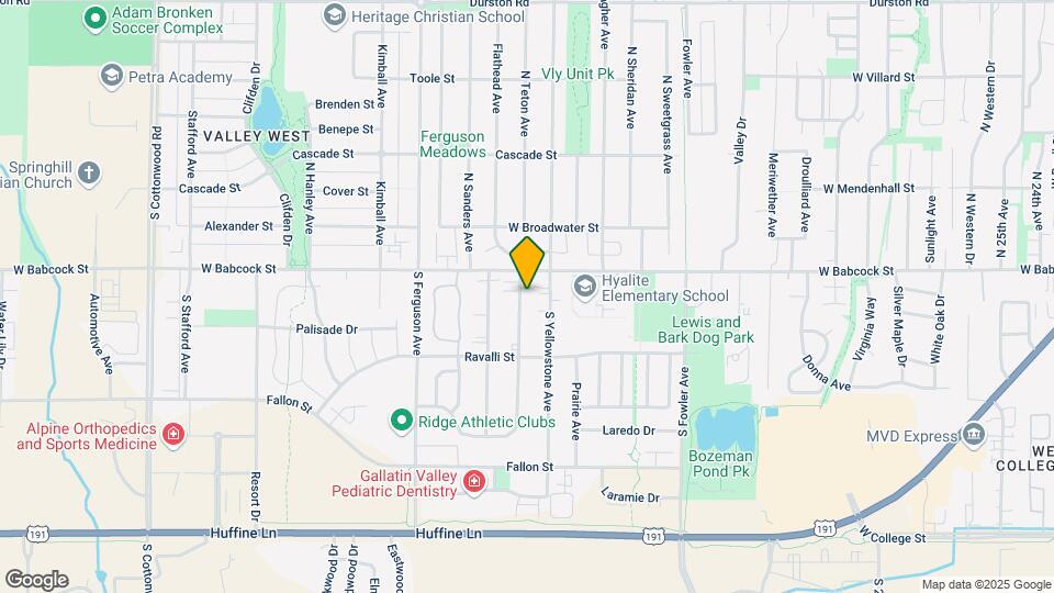 106 E Granite Ave-Unit -1 Map and Location Details