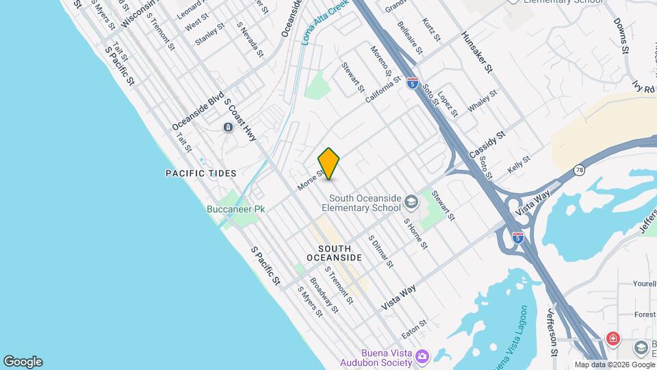 1619 S Ditmar St Map and Location Details
