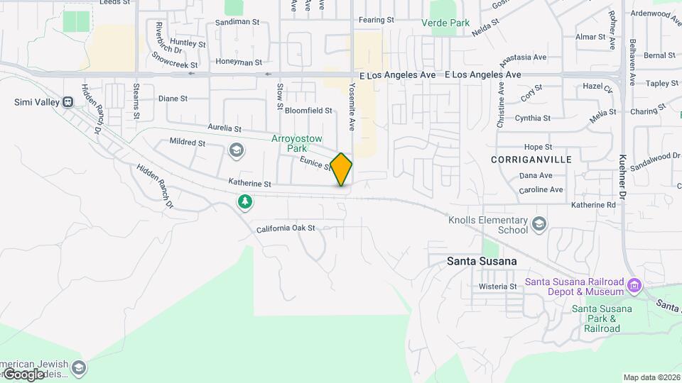 5776 Katherine St Map and Location Details