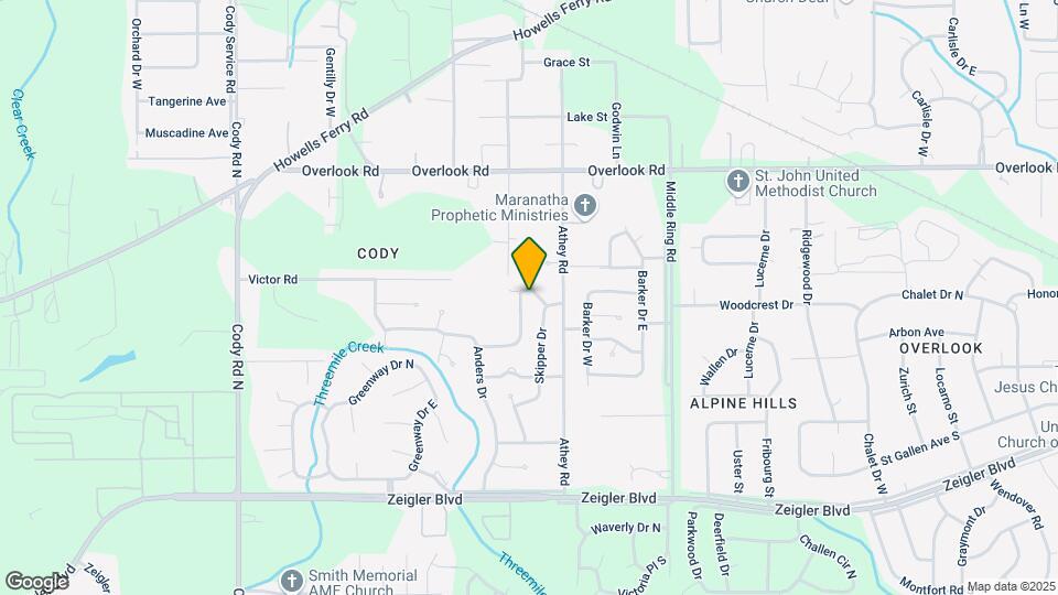 6601 Lori Dr Map and Location Details