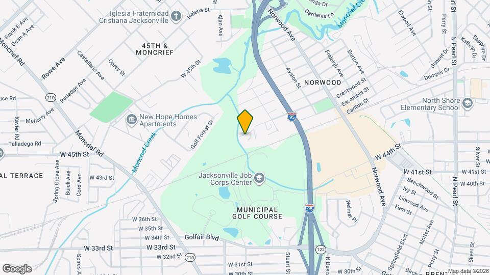 1348 Crestwood St Map and Location Details