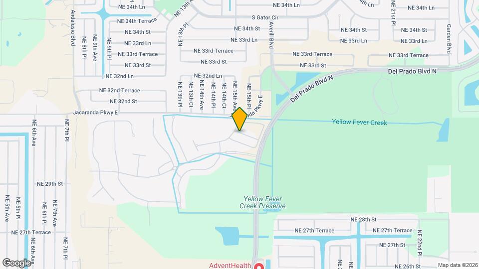 1516 Fells Cove Ln Map and Location Details