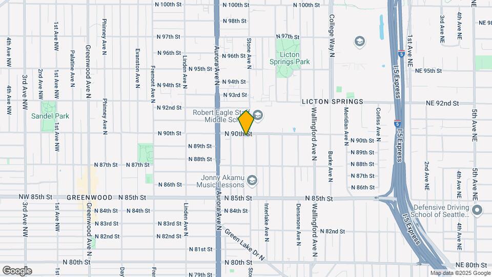 8854 Midvale Ave N Mapa y Detalles de la Ubicación