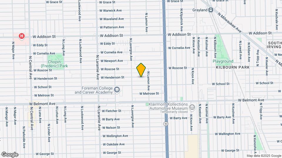 4925 W Henderson St Map and Location Details