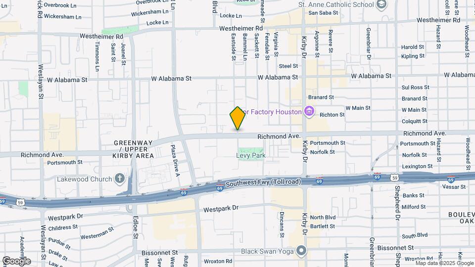3598 Eastside St Map and Location Details