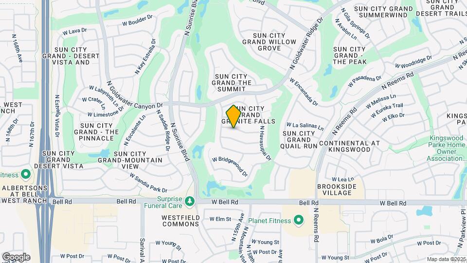 15845 W Arrowhead Dr Map and Location Details