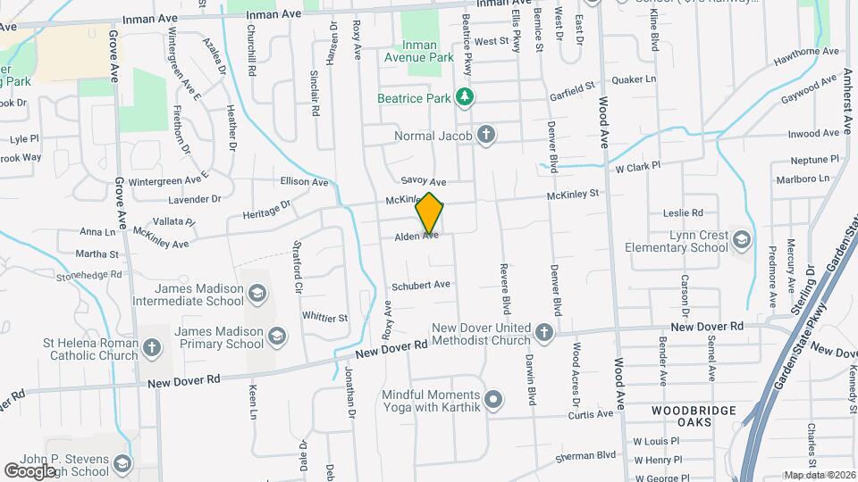 275 Alden Ave Mapa y Detalles de la Ubicación