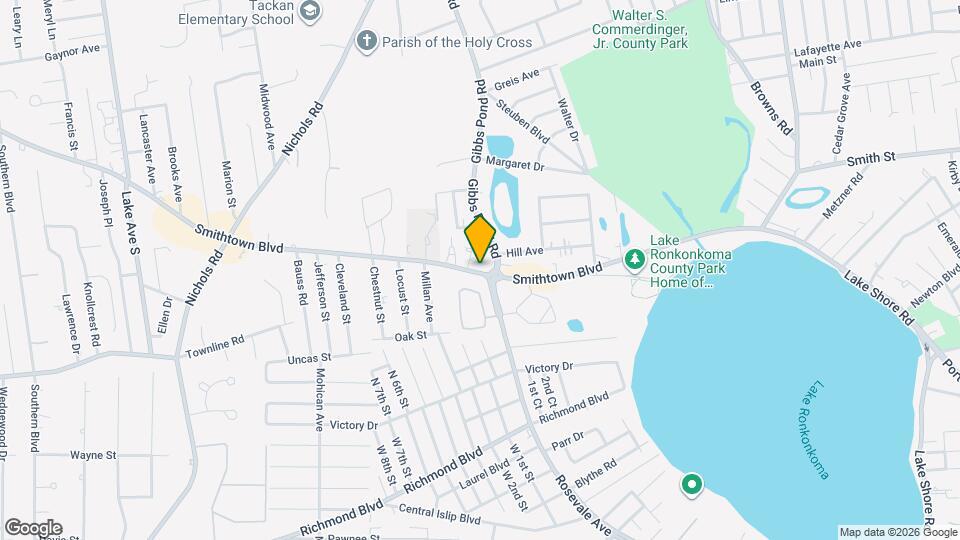 305 Smithtown Blvd Mapa y Detalles de la Ubicación