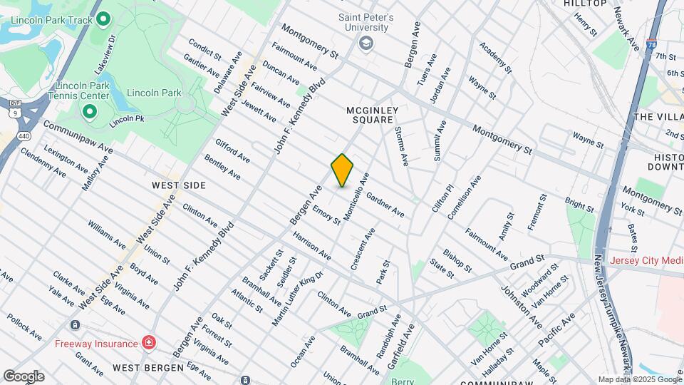 102 Belmont Ave Mapa y Detalles de la Ubicación
